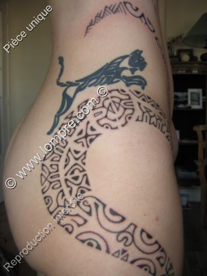 tattoo cuisse et fesse
